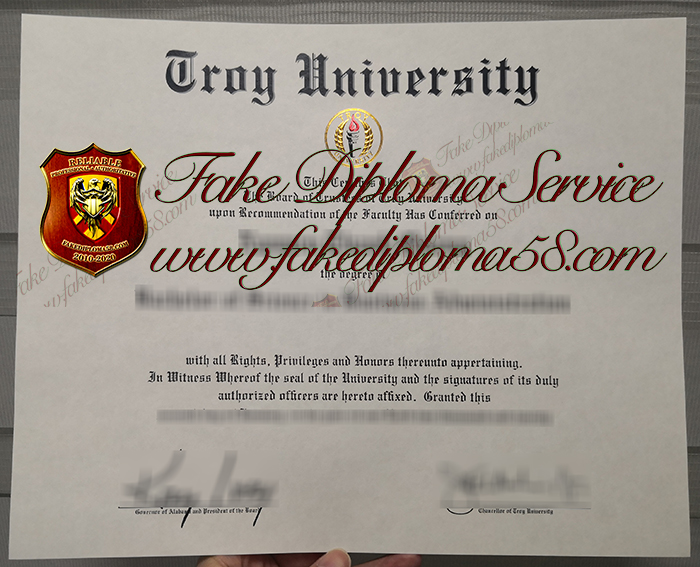 Troy University degree
