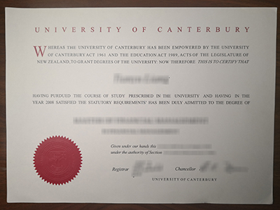 How to order A 100% copy University of Canterbury degree quickly?