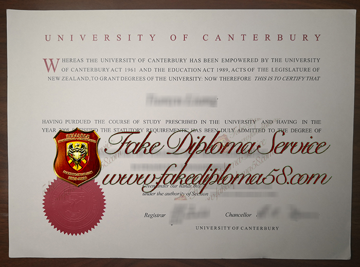 University of Canterbury degree