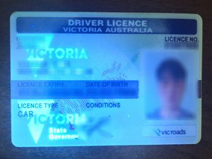 Victoria Australia Driver Licence