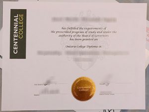 Centennial College diploma