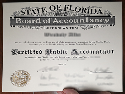 Where to buy a 100% copy Florida CPA license? USA CPA certificate