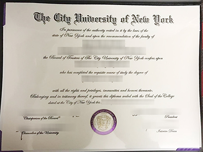 How much is a fake City University of New York degree? Order CUNY diploma