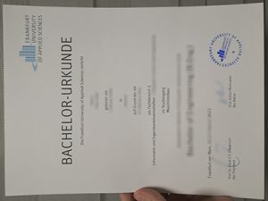 Frankfurt University of Applied Sciences diploma