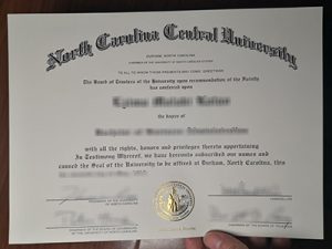 North Carolina Central University degree
