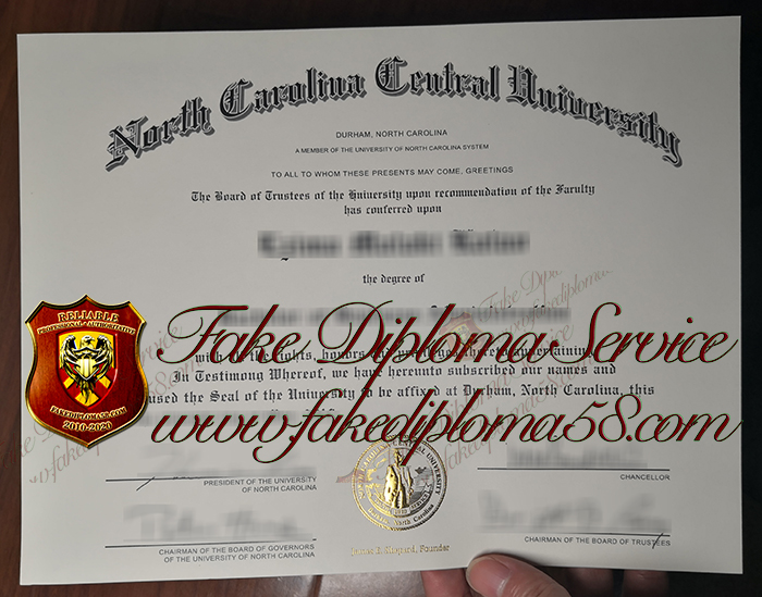 North Carolina Central University degree