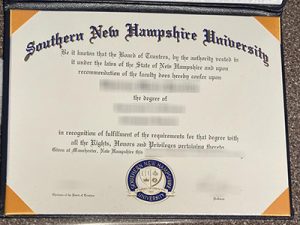 Southern New Hampshire University diploma