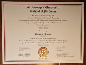 St. George's University School of medicine degree