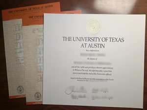 University of Texas at Austin degree and transcript