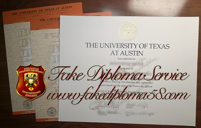 University of Texas at Austin degree and transcript