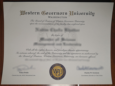 Is it possible to get a 100% copy Western Governors University diploma online?