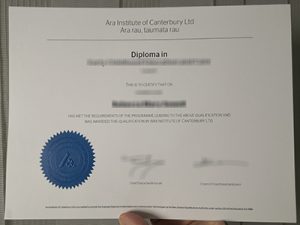 Ara Institute of Canterbury diploma