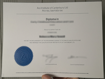 Is it possible to order a 100% copy Ara Institute of Canterbury diploma?