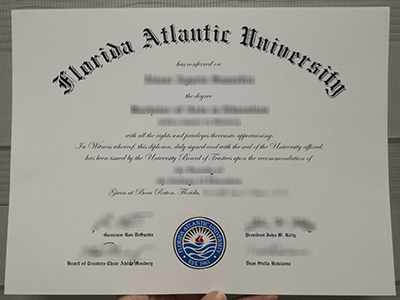 How to buy a 100% copy Florida Atlantic University degree? Order FAU diploma