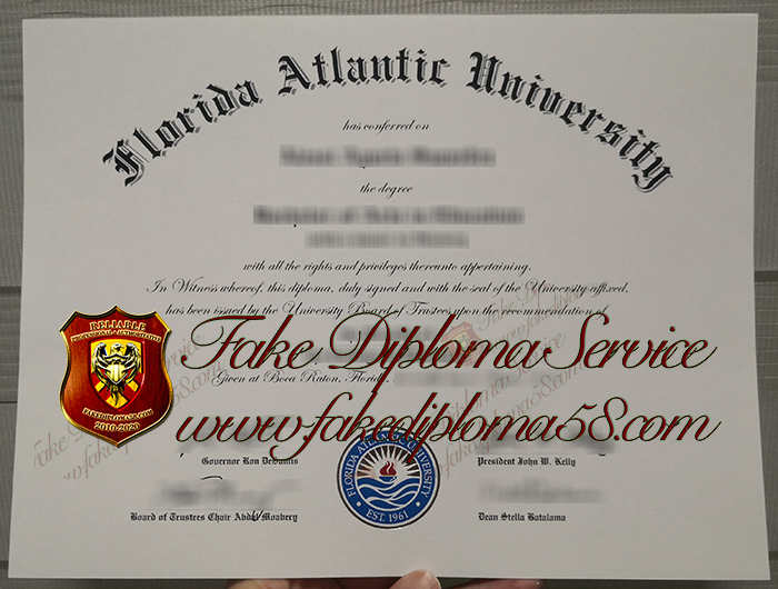 Florida Atlantic University degree