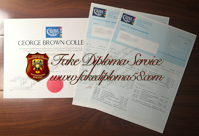 George Brown College degree and transcript