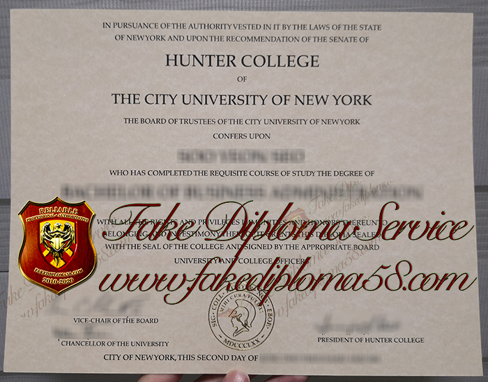 Hunter College degree