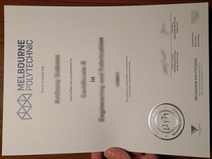 Melbourne Polytechnic certificate