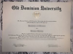 Old Dominion University degree