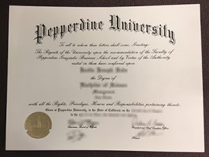 Pepperdine University degree