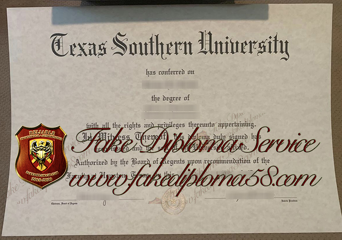 Texas Southern University degree