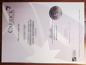 carrick Institute of education certificate