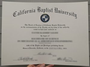 California Baptist University degree