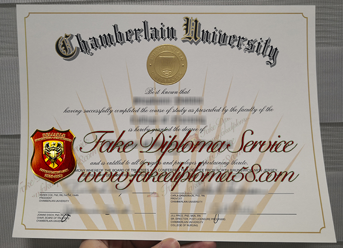 Chamberlain University degree