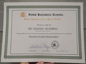 Rome Business School degree