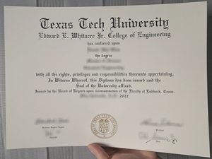 Texas Tech University degree