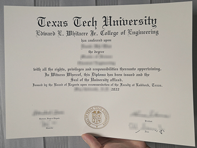 Where to create a 100% copy Texas Tech University degree in 2022?