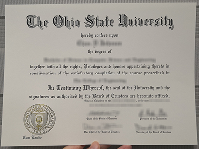 Is it possible to buy a 100% copy The Ohio State university degree?