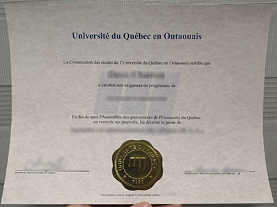 How to create a 100% copy Université du Québec en Outaouais degree?