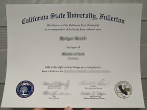 California State University, Fullerton degree