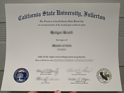 How to create a 100% copy California State University, Fullerton degree?