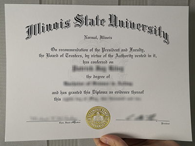 How to create a fake Illinois State University degree? Order ISU diploma