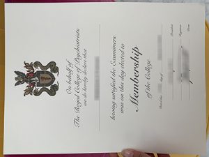 Royal College of Psychiatrists certificate