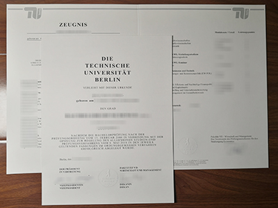 The steps to order Technische Universität Berlin diploma and transcript.