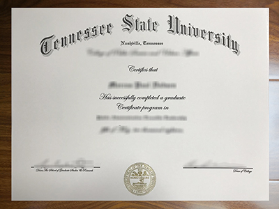 How much does to buy a fake Tennessee State University certificate?
