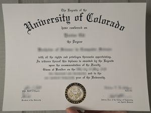 University of Colorado degree