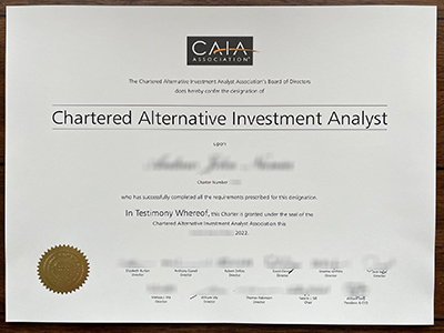 How to buy a fake CAIA certificate of 2022 for a better job?