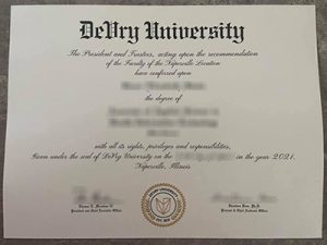 Devry University degree