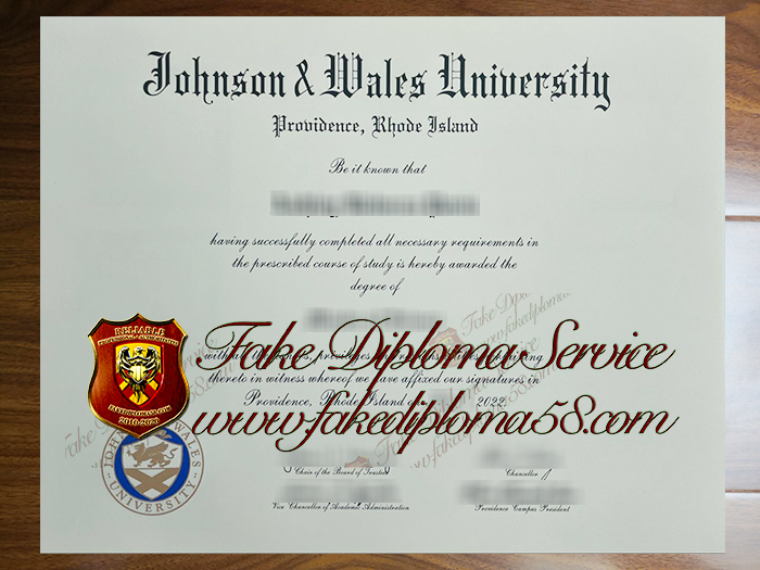 Johnson & Wales University degree