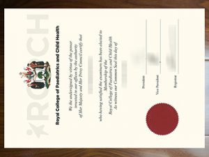 MRCPCH certificate