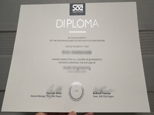 Sae Institute diploma