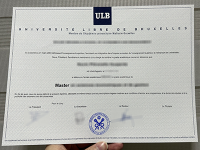 How to buy a fake Université libre de Bruxelles certificate in 3 days?
