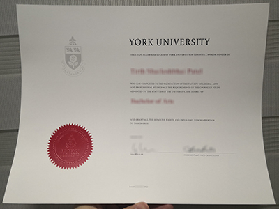 How To Create A 100% Similar York University Degree Certificate Safely?