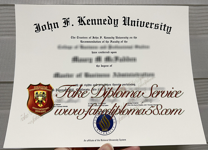 John F. Kennedy University degree