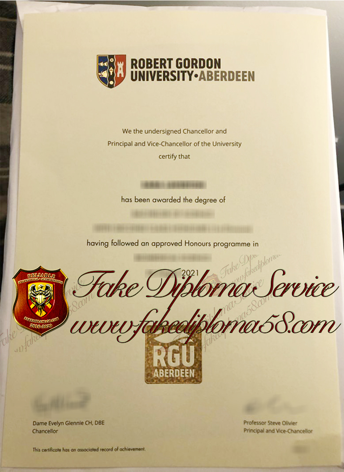 Robert Gordon University degree