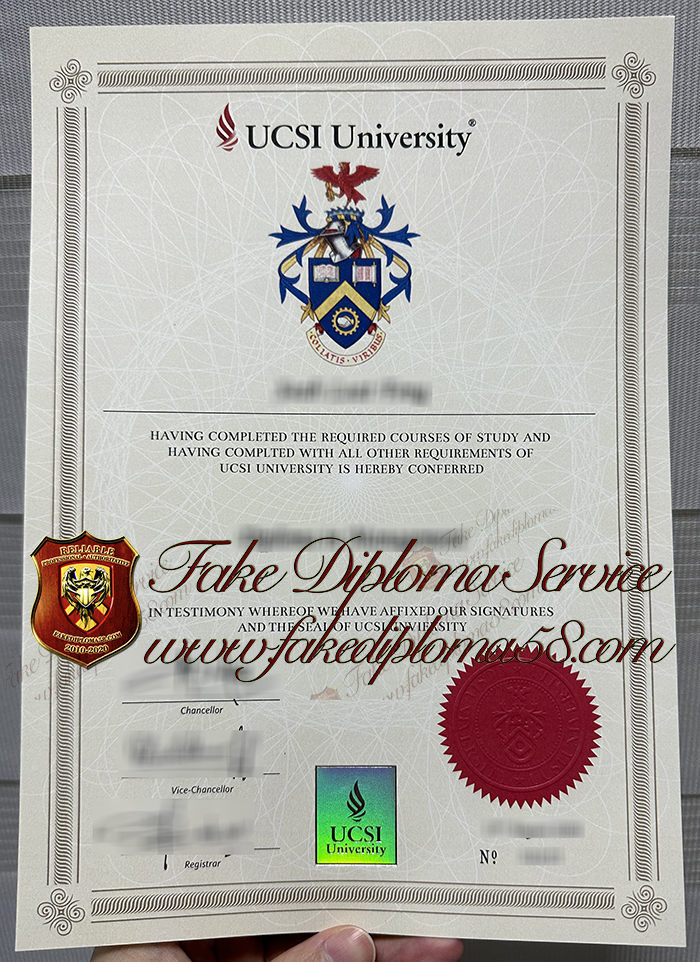 UCSI university degree
